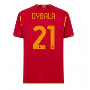 AS Roma Paulo Dybala #21 Hemmatröja 2023-24 Kortärmad